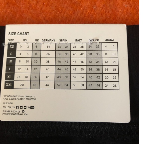 Hue black retro sporty racer stripe leggings NWT - Picture 6 of 9